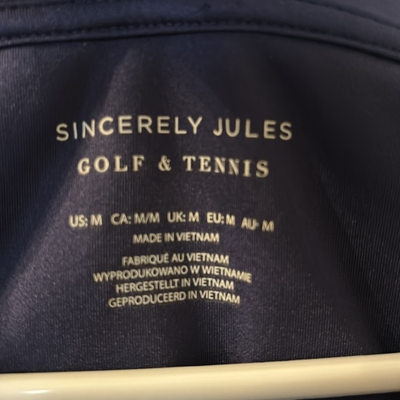 Sincerely Jules golf and tennis sports bra/tank size medium - Picture 3 of 7